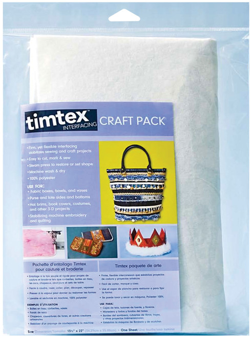 C&T Publishing Timtex Craft Pack Interfacing-15"X18" 20117 - 97815712085909781571208590