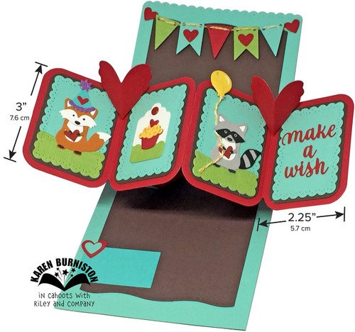 Karen Burniston Dies-Twist Panel Pop-Up - KBR1009