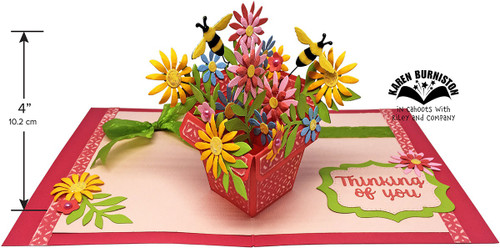 Karen Burniston Dies-Flowerpot Pop-Up - KBR1010