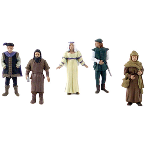 SceneARama Scene Setters(R) Figurines-Castle Dwellers 5/Pkg - SP4442 SceneARama Scene Setters(R) Figurines-Castle Dwellers 5/Pkg - SP4442