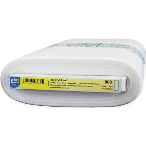 Pellon Craft-Fuse Fusible Interfacing-White 20"X30yd - 808 - 075269038330