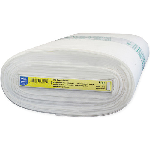 Pellon Decor-Bond Fusible Interfacing-White 44"X25yd - 809 - 075269038385