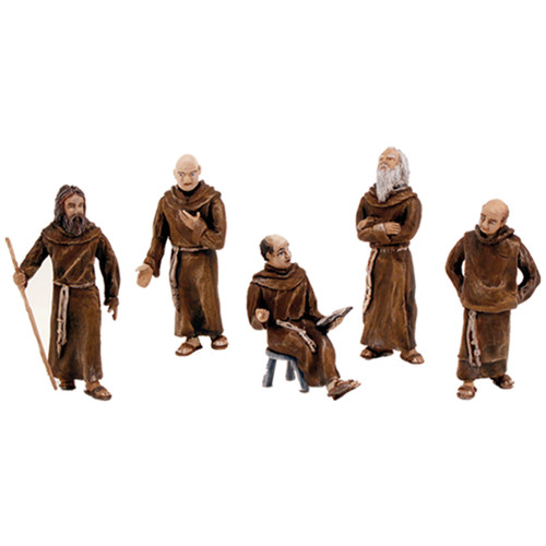 SceneARama Scene Setters(R) Figurines-Friars/Monks 5/Pkg - SP4453