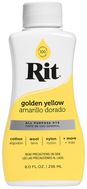 Rit Dye Liquid-Golden Yellow - 8-88420 - 885967884203