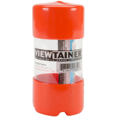 Viewtainer Slit Top Storage Container 2"X4"-Orange CC24-8 - 787660008408