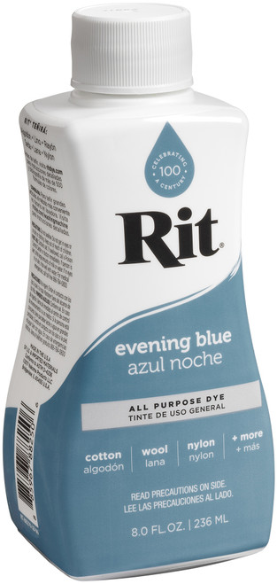 Rit Dye Liquid-Evening Blue - 8-88270