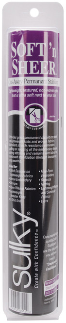 Sulky Soft & Sheer Cut-Away Permanent Stabilizer Roll-12"X11yd - 235-12 - 727072235122