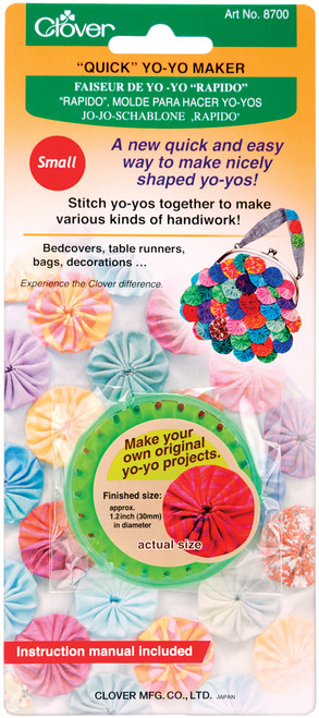 Clover Quick Yo-Yo Maker-Round 1-1/4" - 8700 - 051221557705