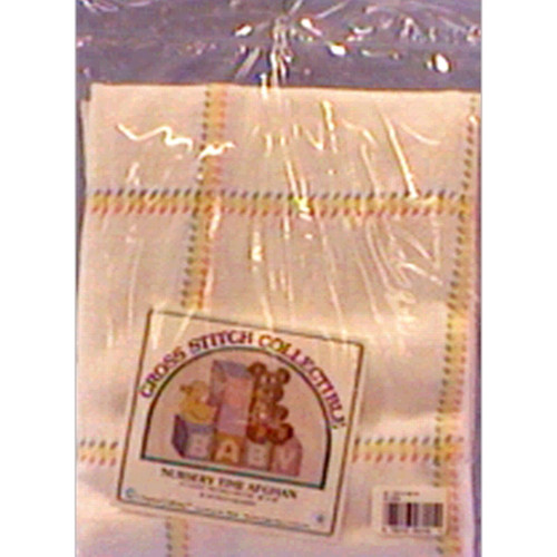 Charles Craft Nursery Time Afghan 14 Count 38"X38"-Rainbow - AF7300-5738 - 078243062451