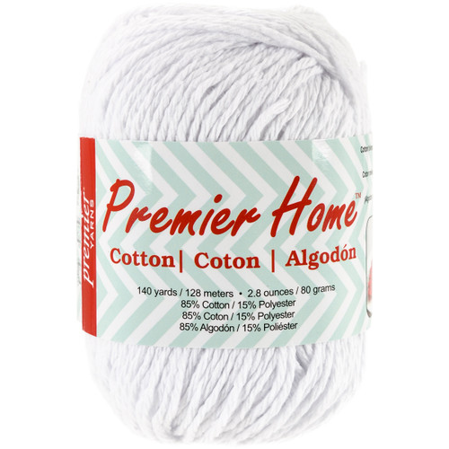 Premier Home Cotton Yarn-White 38-1 - 847652020686