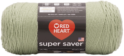 Red Heart Super Saver Yarn-Frosty Green E300B-661 - 073650909337