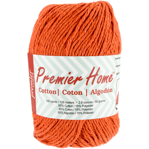 Premier Home Cotton Yarn-Orange - 38-6 - 847652020730