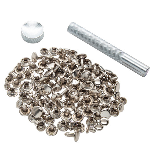 Realeather(R) Crafts Rivet Setter Kit-Nickel T3635-60