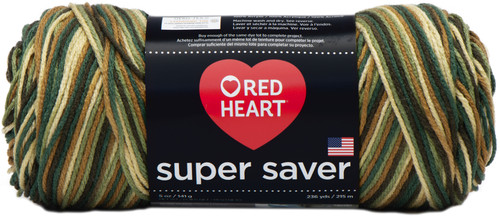 Red Heart Super Saver Yarn-Woodsy - E300B-961 - 073650909375