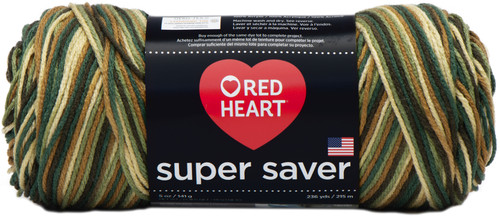 Red Heart Super Saver Yarn-Woodsy E300B-961 - 073650909375