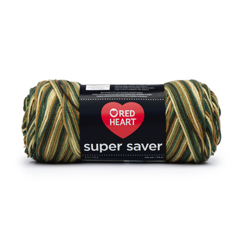 Red Heart Super Saver Yarn-Woodsy - E300B-961 - 073650909375