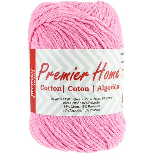 Premier Home Cotton Yarn-Pastel Pink - 38-8 - 847652020754 Premier Home Cotton Yarn-Pastel Pink - 38-8 - 847652020754