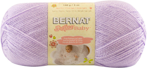 Bernat Softee Baby Yarn Solids-Soft Lilac 166030-30185 - 057355246119