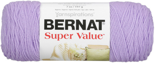 Bernat Super Value Solid Yarn-Lilac - 164053-53317 - 057355243613