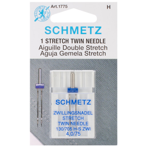 Schmetz Stretch Twin Machine Needle-Size 4.0/75 1/Pkg - 1775 - 036346317755 Schmetz Stretch Twin Machine Needle-Size 4.0/75 1/Pkg - 1775 - 036346317755