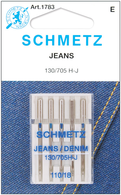Schmetz Jean & Denim Machine Needles-Size 18/110 5/Pkg - 1783 - 036346317830 Schmetz Jean & Denim Machine Needles-Size 18/110 5/Pkg - 1783 - 036346317830