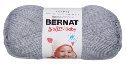 Bernat Softee Baby Yarn - Solids-Flannel - 166030-30044 - 057355339248