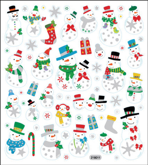 Sticker King Stickers-Glitter Snowmen - SK129MC-1271 - 679924912715 Sticker King Stickers-Glitter Snowmen - SK129MC-1271 - 679924912715