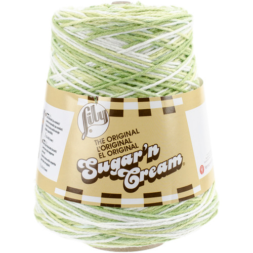 Lily Sugar'n Cream Yarn - Cones-Key Lime Pie - 103002-02713 - 057355347618 Lily Sugar'n Cream Yarn - Cones-Key Lime Pie - 103002-02713 - 057355347618