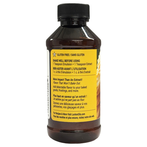 LorAnn Bakery Emulsions Natural & Artificial Flavor 4oz-Butter Vanilla - 0806-0742 LorAnn Bakery Emulsions Natural & Artificial Flavor 4oz-Butter Vanilla - 0806-0742