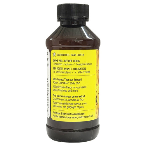 LorAnn Bakery Emulsions Natural & Artificial Flavor 4oz-Banana - 0806-0740 LorAnn Bakery Emulsions Natural & Artificial Flavor 4oz-Banana - 0806-0740