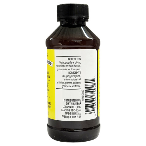 LorAnn Bakery Emulsions Natural & Artificial Flavor 4oz-Banana - 0806-0740 LorAnn Bakery Emulsions Natural & Artificial Flavor 4oz-Banana - 0806-0740