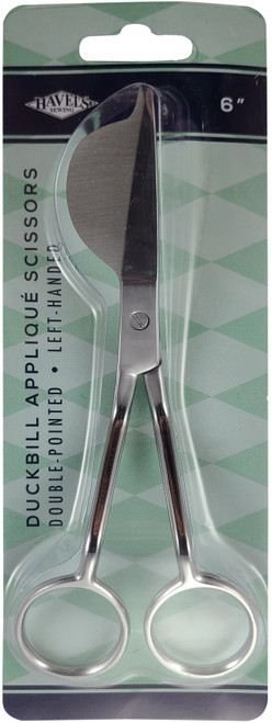 Havel's Double-Pointed Duckbill Applique Scissors 6"-Left-Handed 90042 - 736370900427