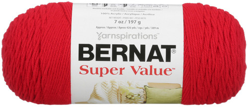 Bernat Super Value Solid Yarn-Berry - 164053-0607 - 057355106079