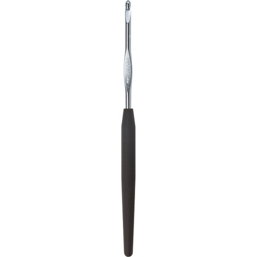 Susan Bates Silvalume Soft Handle Aluminum Crochet Hook 5.5"-Size F5/3.75mm - 12606-F 5 Susan Bates Silvalume Soft Handle Aluminum Crochet Hook 5.5"-Size F5/3.75mm - 12606-F 5
