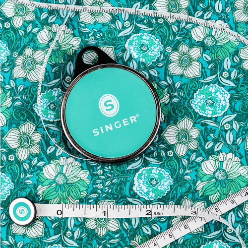 Singer ProSeries Retractable Pocket Tape Measure 96"-Teal - 50003 Singer ProSeries Retractable Pocket Tape Measure 96"-Teal - 50003