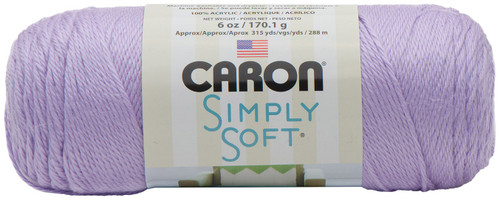Caron Simply Soft Solids Yarn-Orchid H97003-9717 - 035613977173