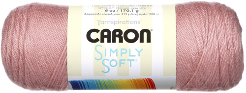 Caron Simply Soft Solids Yarn-Victorian Rose - H97003-9721 - 035613977210