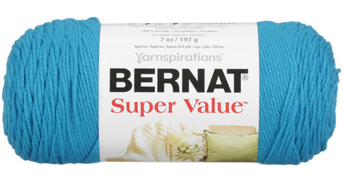 Bernat Super Value Solid Yarn-Peacock - 164053-0616 - 057355106161