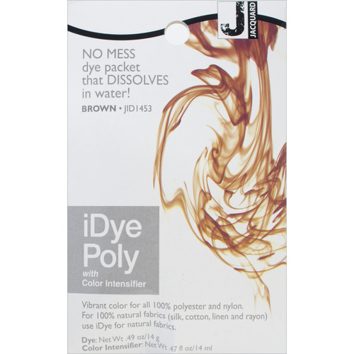 Jacquard iDye Poly Fabric Dye 14g-Brown IPOLY-453 - 743772022947