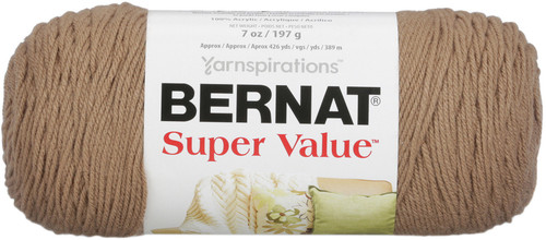 Bernat Super Value Solid Yarn-Honey 164053-7469 - 057355097469