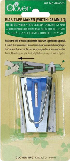 Clover Bias Tape Maker-1" - 464-25 - 051221505270 Clover Bias Tape Maker-1" - 464-25 - 051221505270