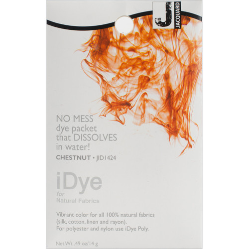 Jacquard iDye Fabric Dye 14g-Chestnut IDYE-424 - 743772022800