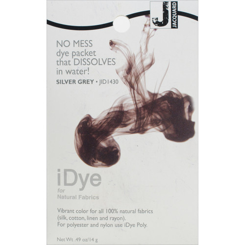 Jacquard iDye Fabric Dye 14g-Silver Gray - IDYE-430 - 743772022862