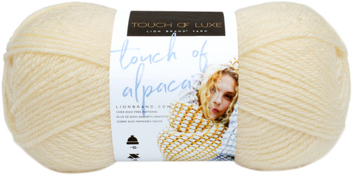 Lion Brand Touch Of Alpaca Yarn-Cream 674-098 - 023032021218