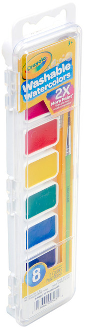 Crayola Washable Watercolors-8 Colors 53-0525
