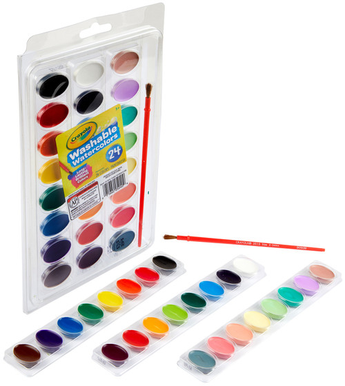Crayola Washable Watercolors-24 colors 53-0524