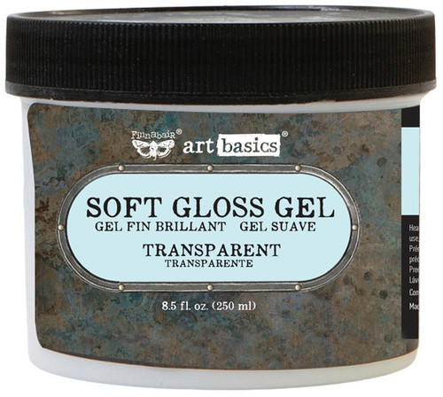 Finnabair Art Basics Soft Gloss Gel 8.5oz-Transparent - 961435 - 655350961435