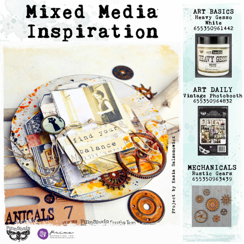 Finnabair Art Basics Heavy Gesso 8.5oz-White - 961442 Finnabair Art Basics Heavy Gesso 8.5oz-White - 961442