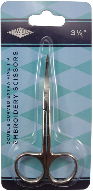 Havel's Double-Curved Embroidery Scissors 3.5"-Extra Fine Tip - 60040H - 736370600402