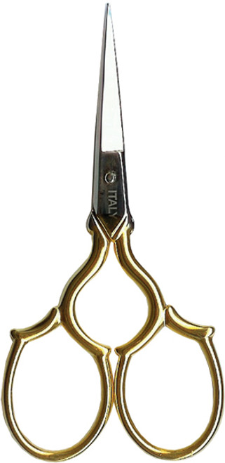 Tool Tron Epaulette Scissors 3.5"-Gold-Plated - 407 Tool Tron Epaulette Scissors 3.5"-Gold-Plated - 407